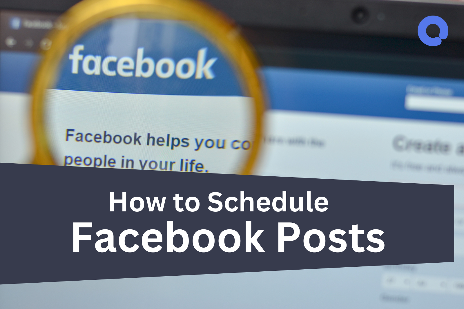 how to plan and schedule posts on Facebook