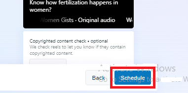 how to schedule Reels on Facebook