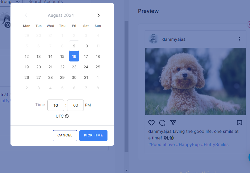 how to schedule posts on Instagram