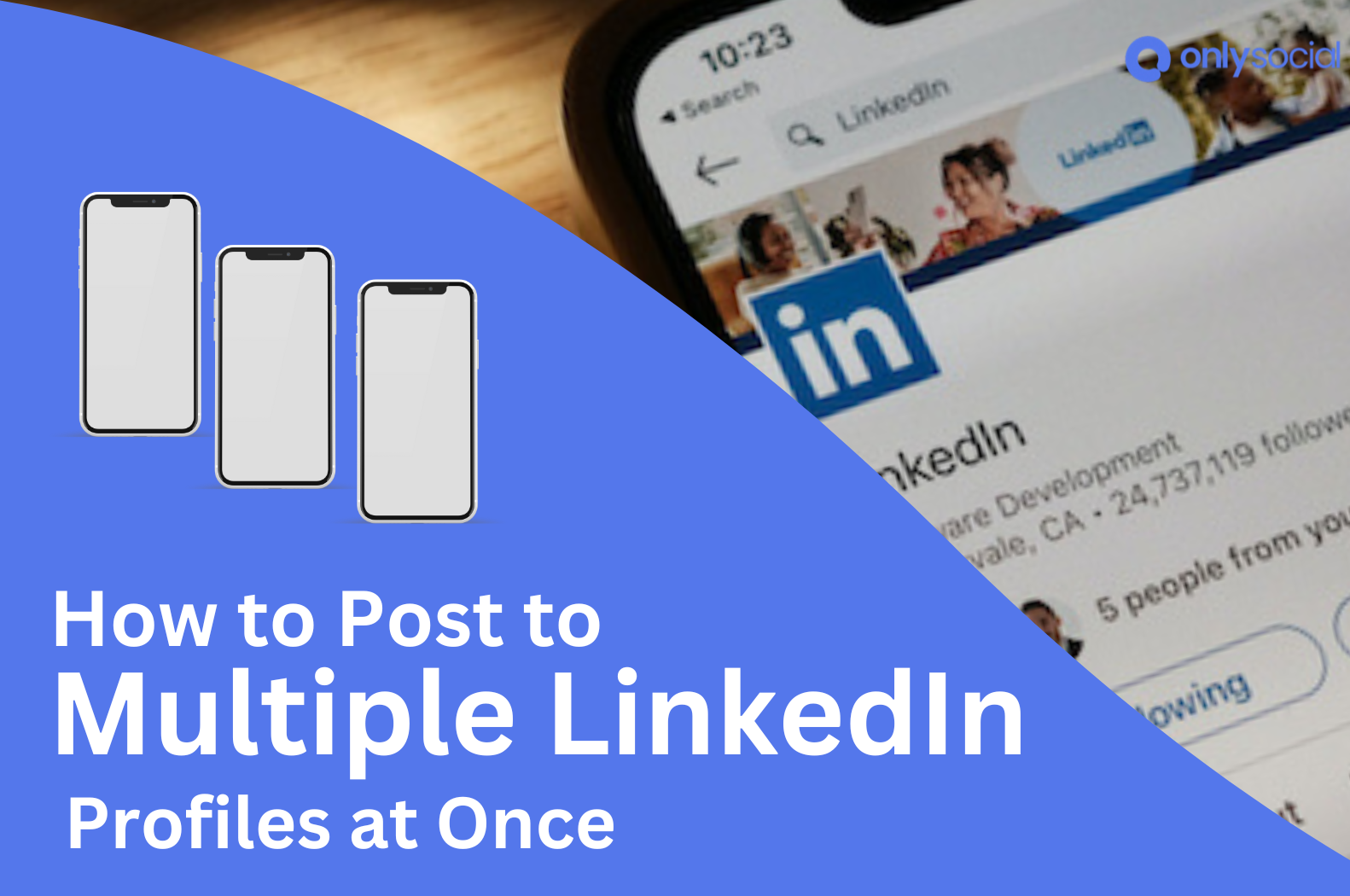 how to post to multiple LinkedIn accounts at once