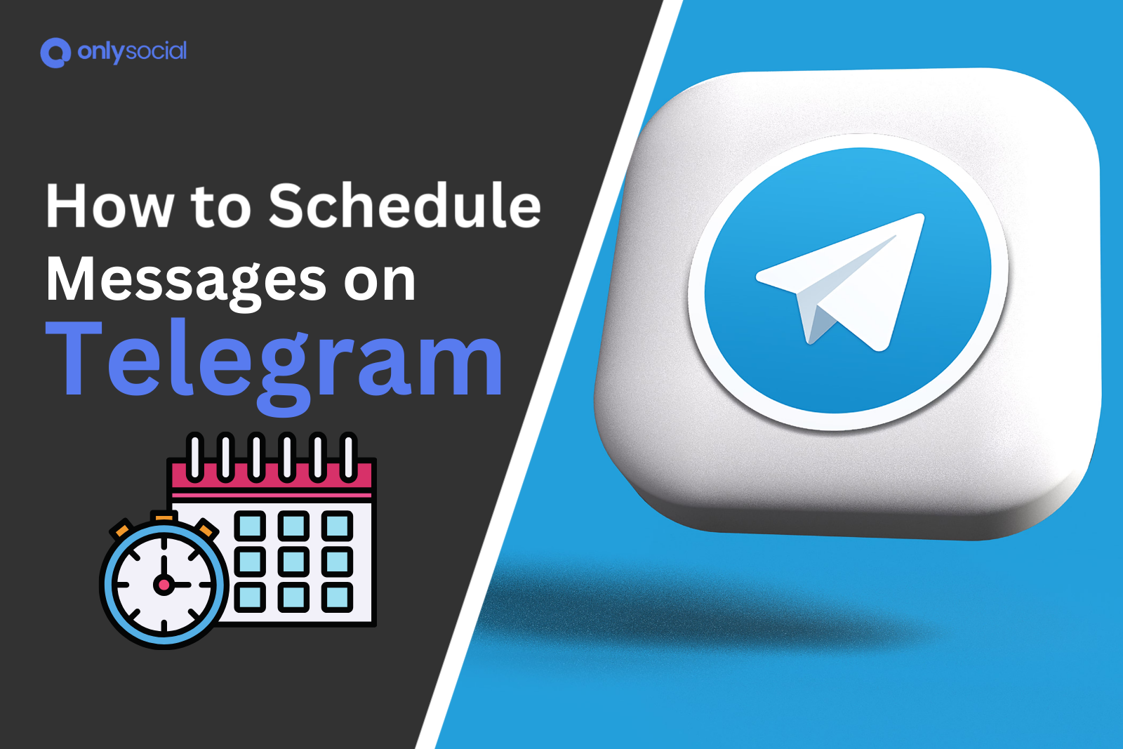 Schedule messages on Telegram