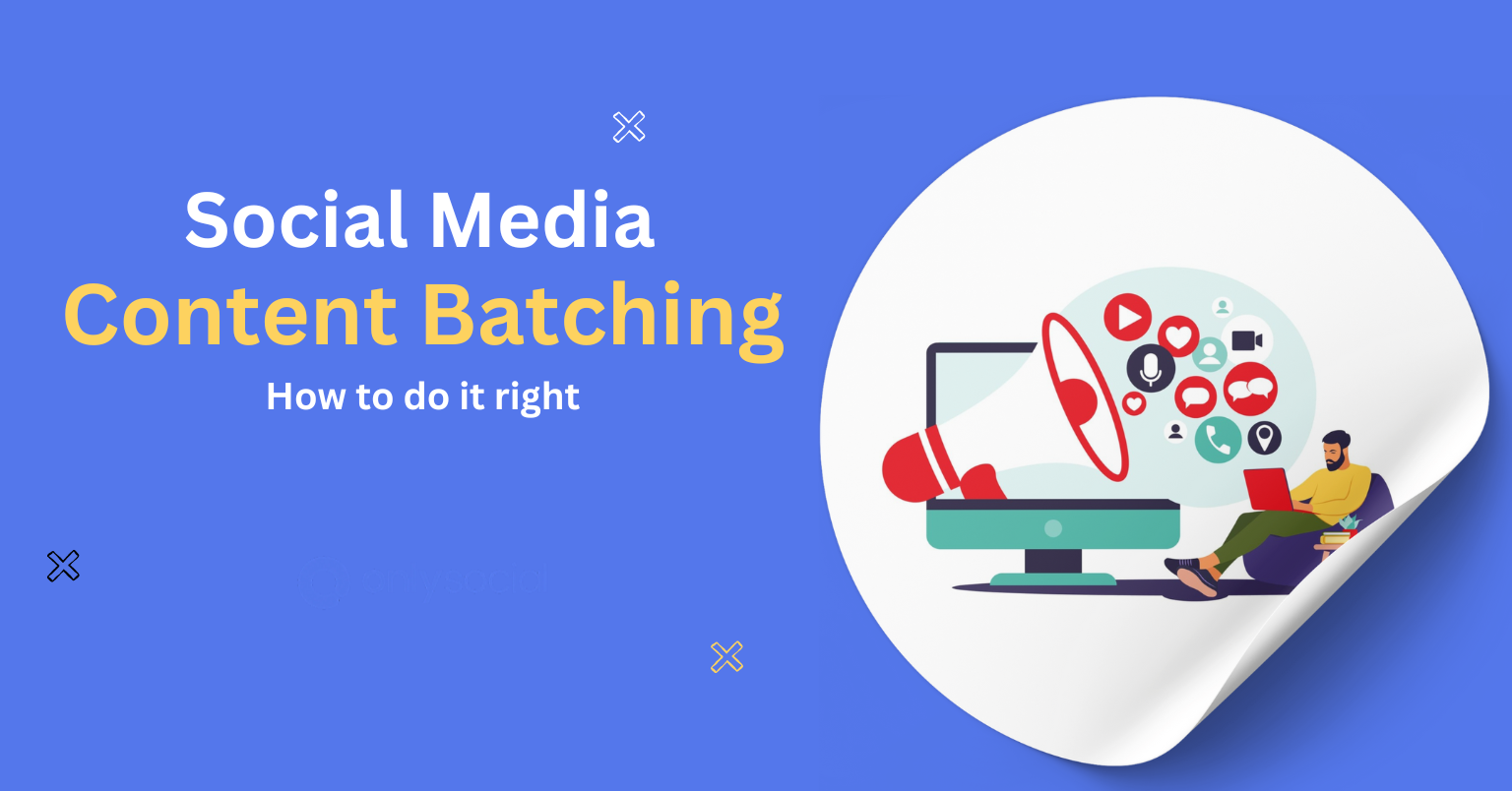 social media content batching