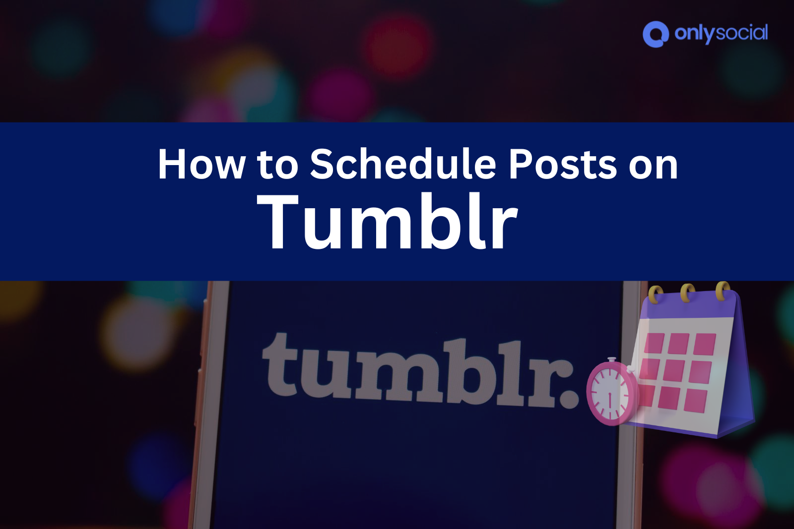 Schedule posts on Tumblr