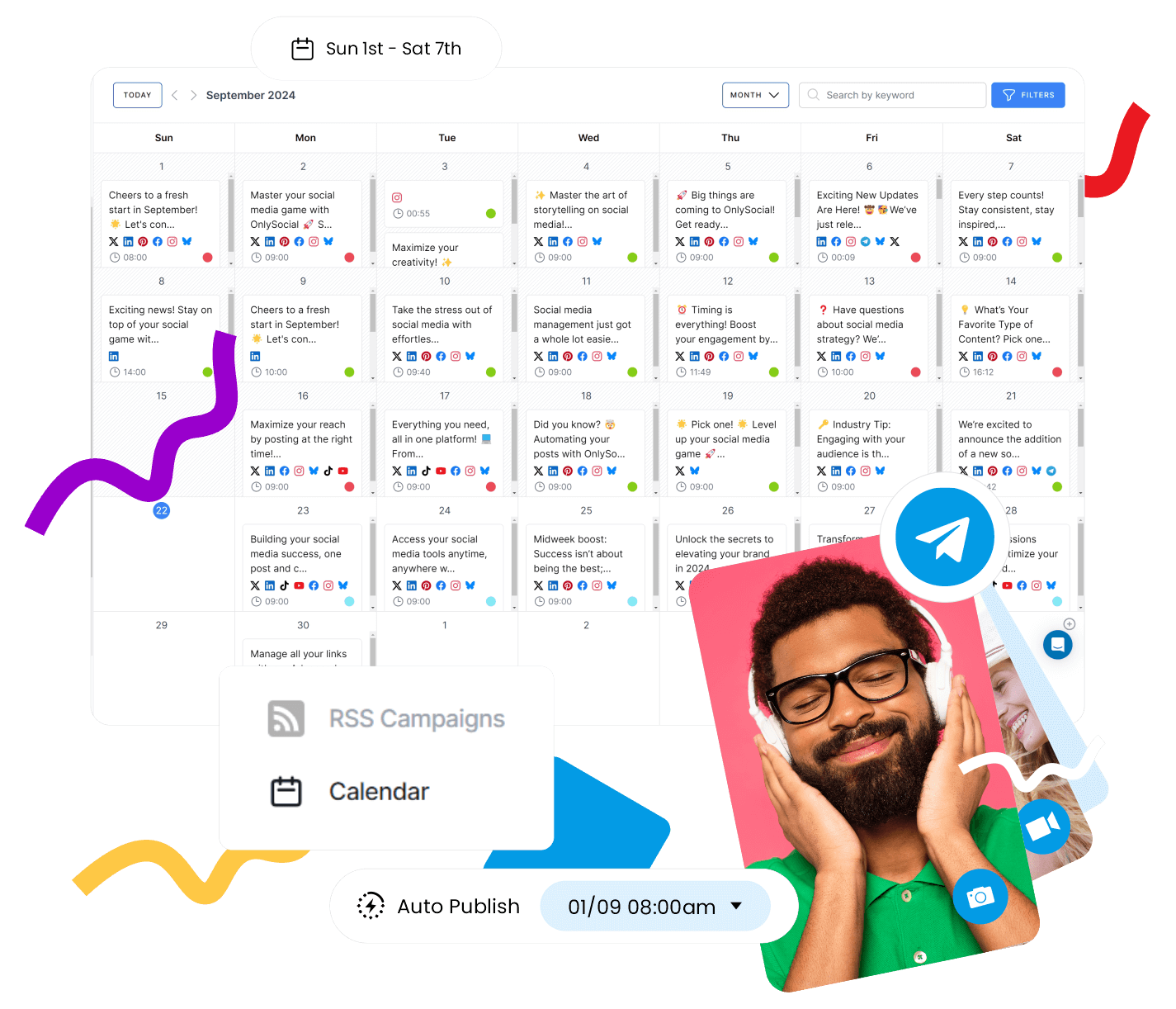 Seamlessly Schedule to Telegram