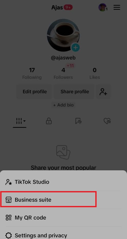 TikTok analytics