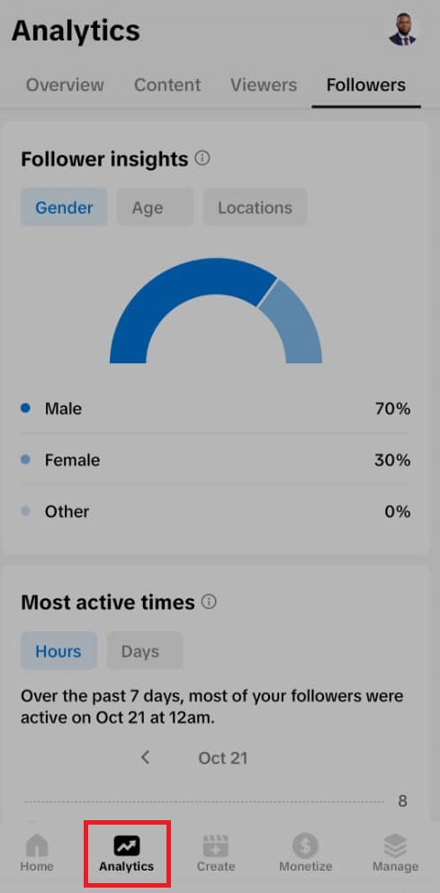 TikTok Studio Analytics