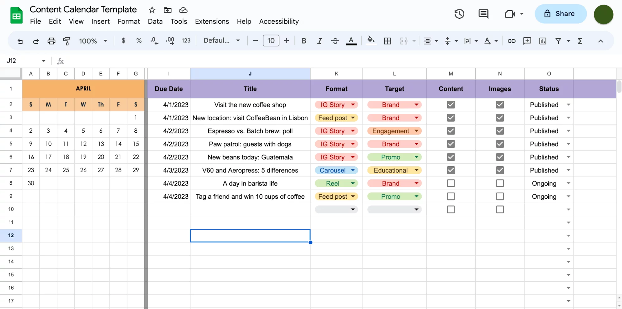 How to Create an Instagram Content Calendar 