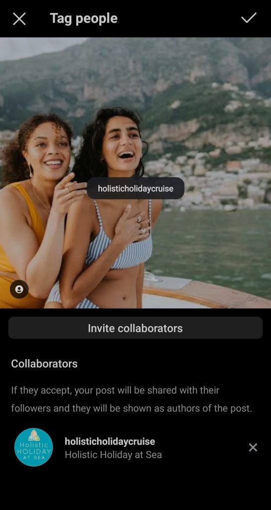 Instagram collab posts