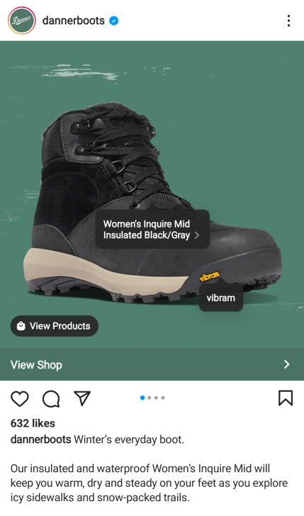 Instagram shopping