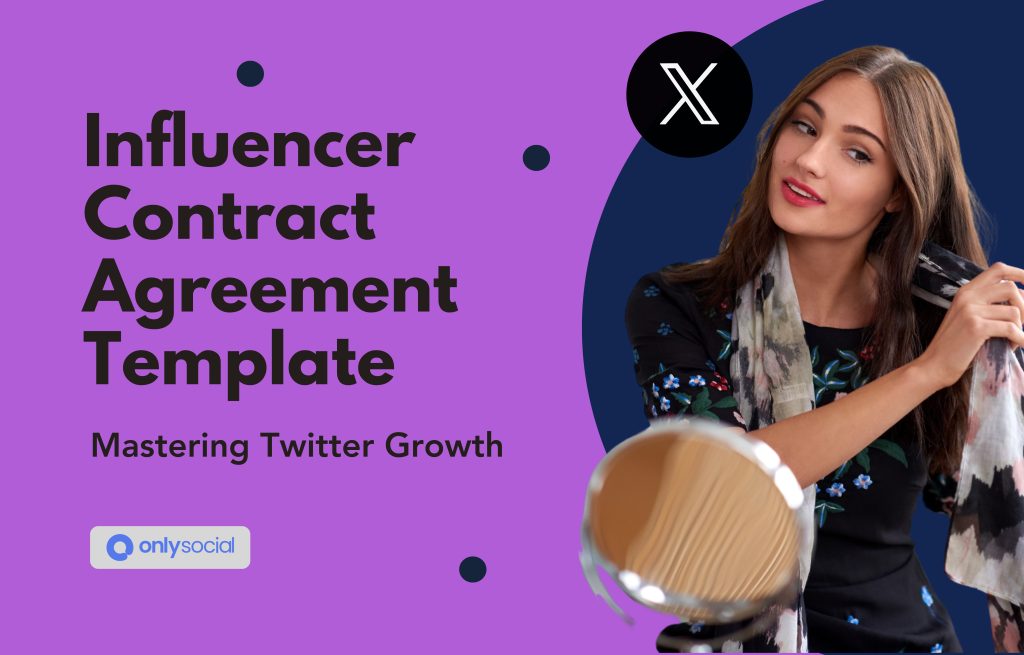 Twitter Influencer contract agreement template