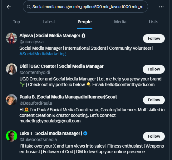 social media management