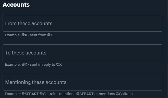 how to use Twitter advanced search
