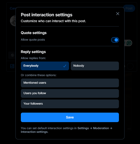 How to use Bluesky features