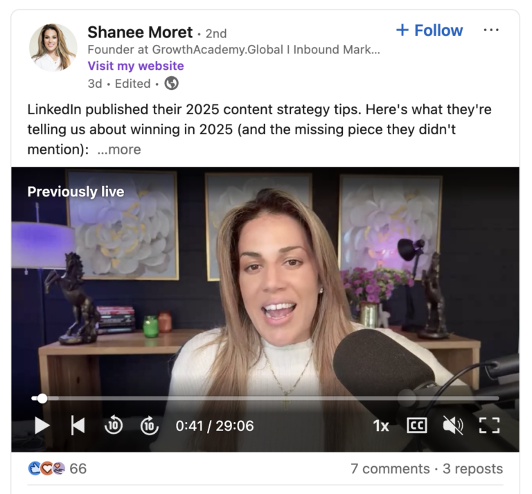 LinkedIn videos