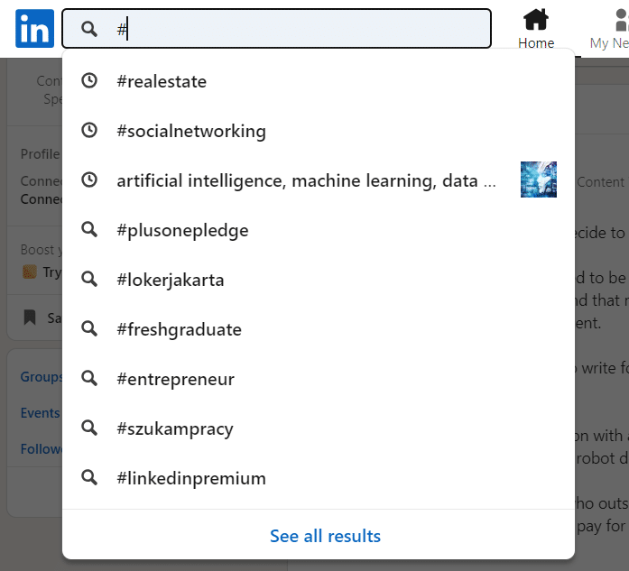 How to use Hashtags on LinkedIn