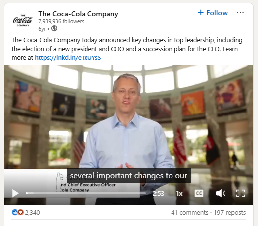 Using LinkedIn video ideas