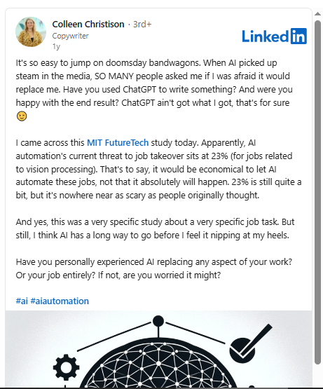 Hashtags on LinkedIn