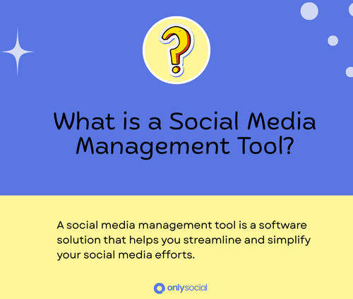 Social media management tool
