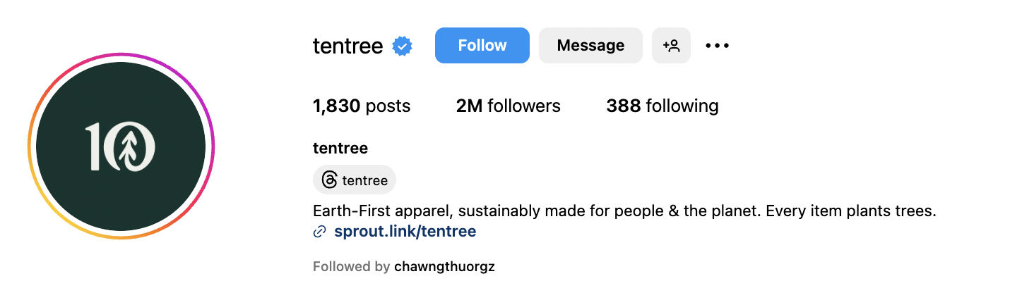 Crafting a good Instagram bio