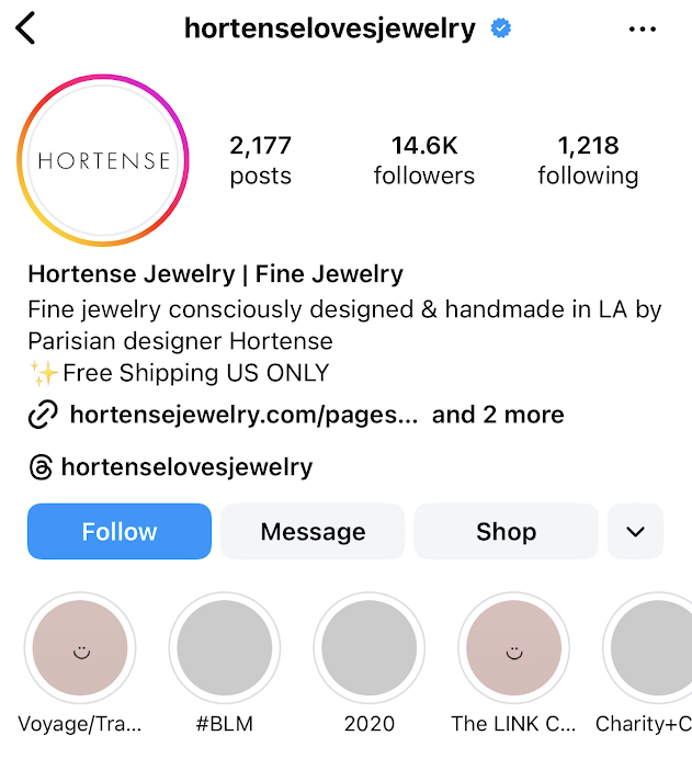 Crafting a good Instagram bio