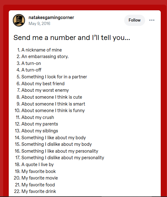 Tumblr post ideas