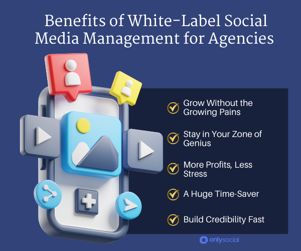 Benefits of White-label social media management