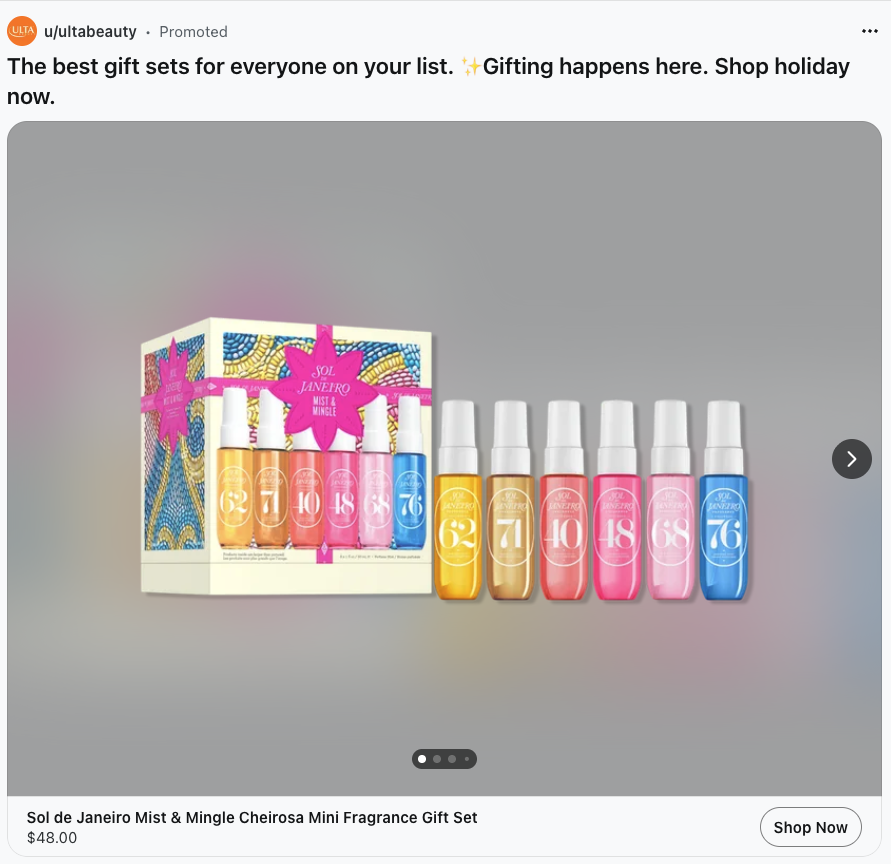 Reddit advertising
